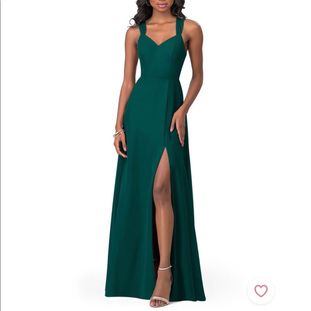 Azazie Jane bridesmaid dress in Pine